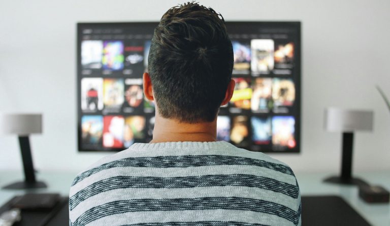 Man watching television for The IT Guys service article