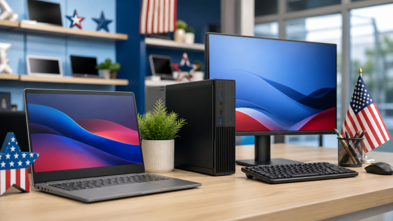 Laptop and desktop computer display for Memorial Day weekend computer deals and buying advice