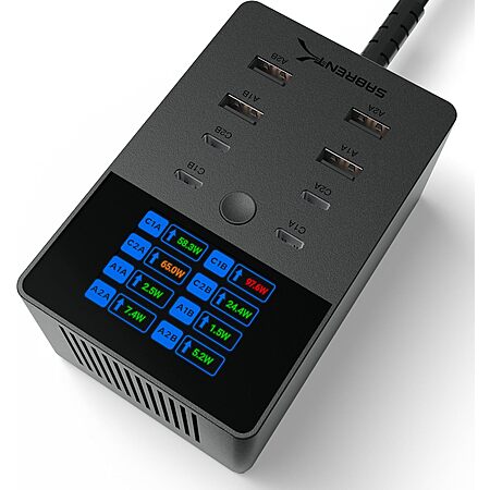 Sabrent 8-port 252W USB-A and USB-C charging station deal image
