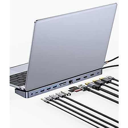 Baseus 12 in 1 laptop docking station and magnetic power bank bundle