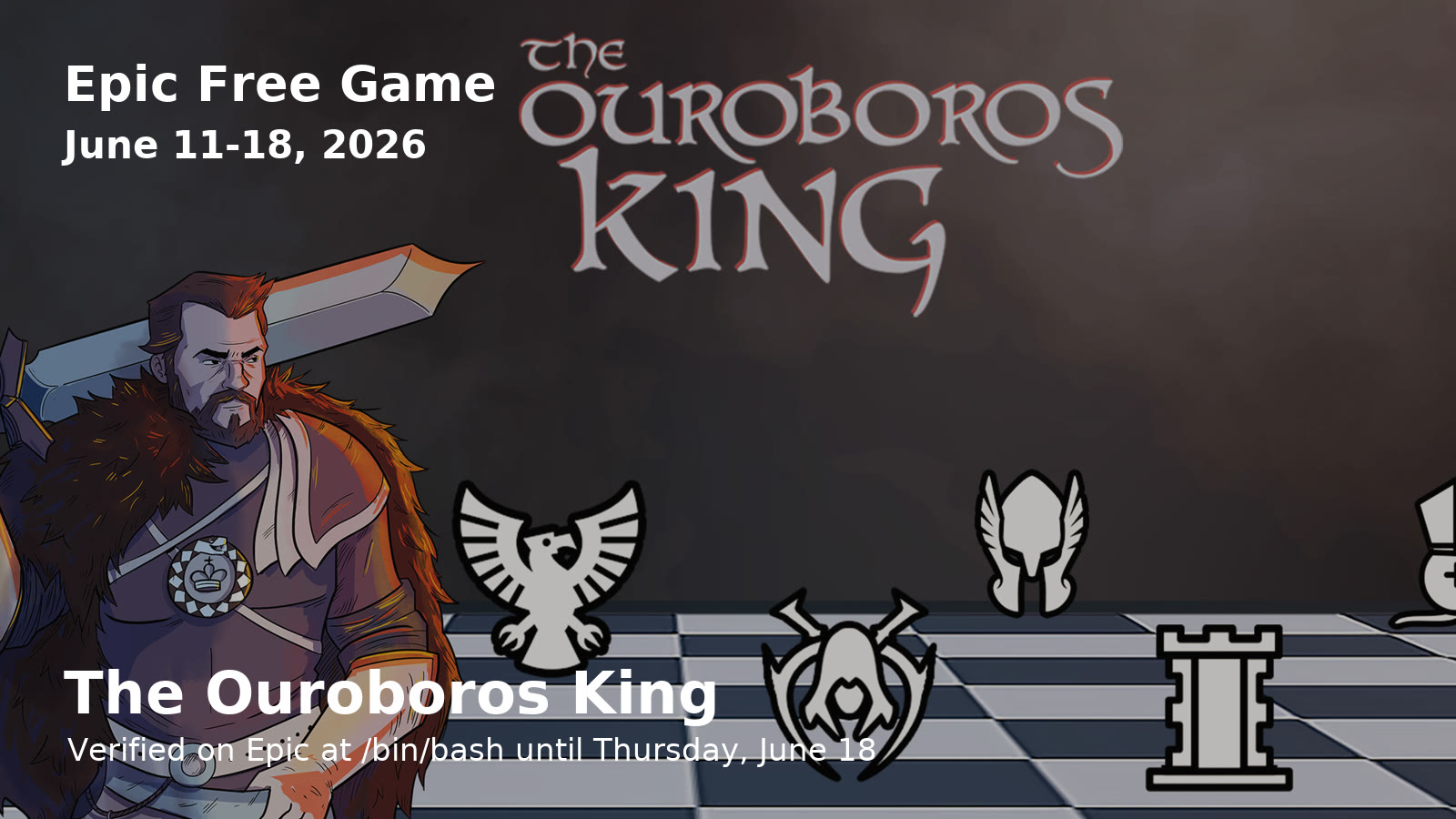 The Ouroboros King free on Epic Games Store June 11 through June 18 2026