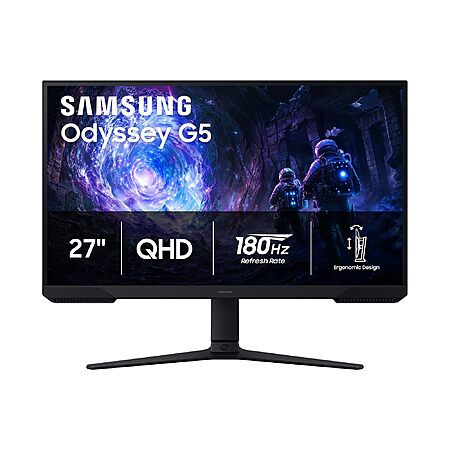 Samsung Odyssey G5 27-inch QHD gaming monitor
