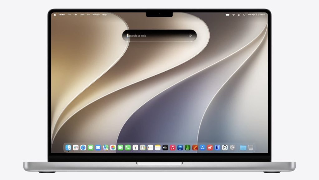 macOS Golden Gate 27 Search or Ask Spotlight screenshot