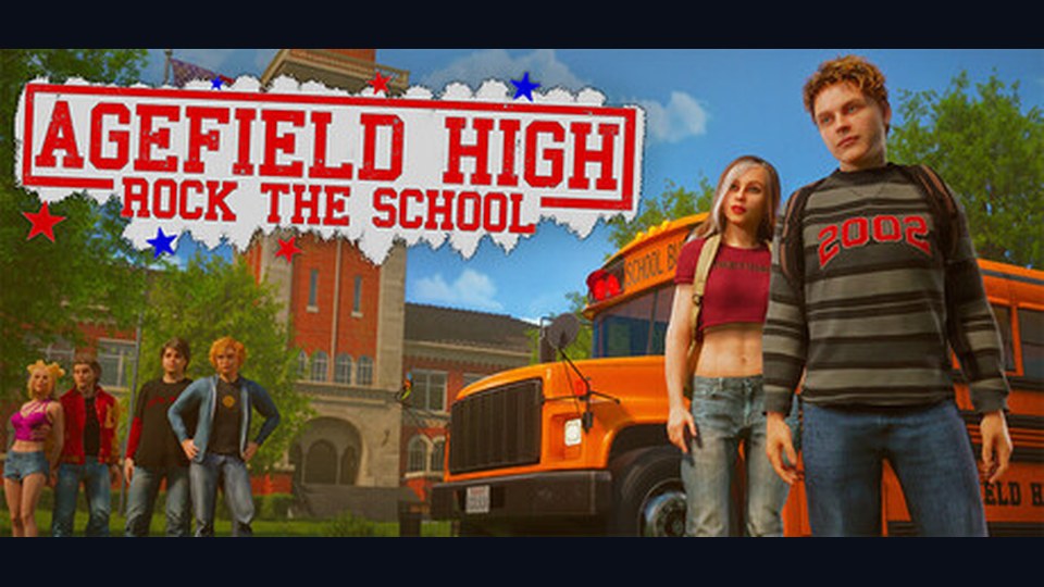 Official promotional artwork for Agefield High: Rock the School