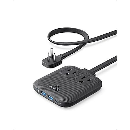 Anker Nano 6-in-1 charging station with outlets and USB-C ports