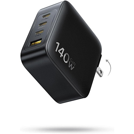 Baseus 140W four port USB-C GaN wall charger