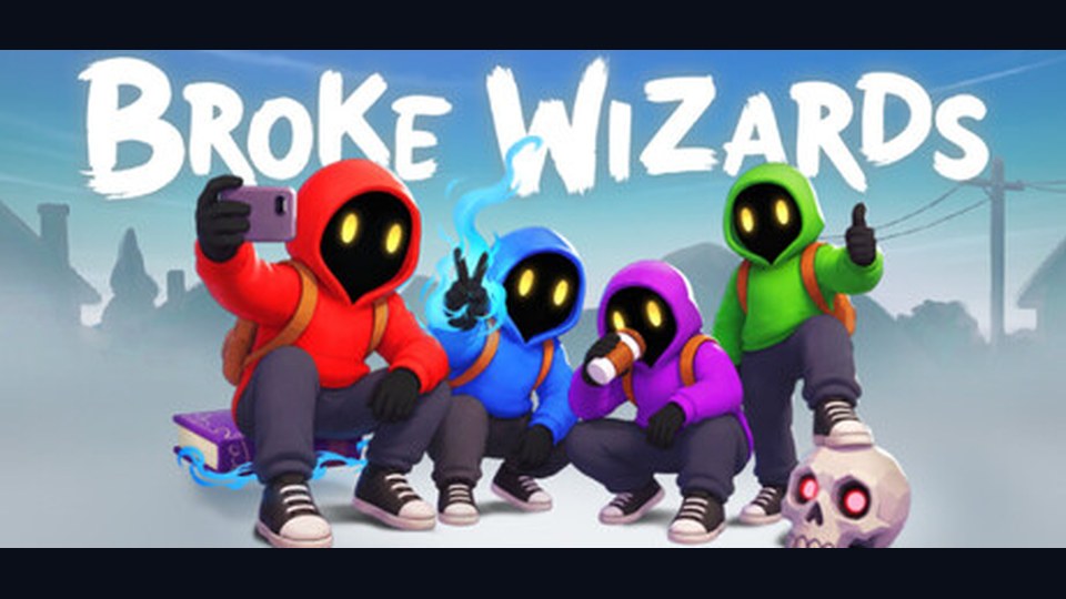 Official promotional artwork for Broke Wizards