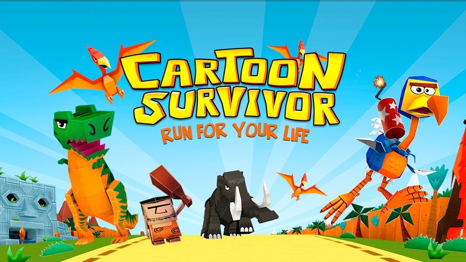 Official promotional artwork for Cartoon Survivor