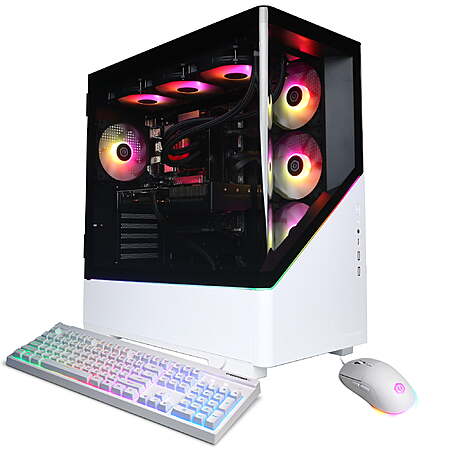 CyberPowerPC Gamer Xtreme desktop computer with RGB lighting
