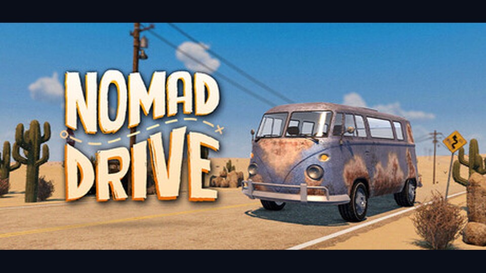 Official promotional artwork for Nomad Drive