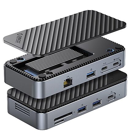 ORICO 9-in-1 USB-C hub with M.2 NVMe SSD enclosure