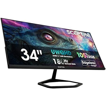 Sceptre 34-inch ultrawide 3440 by 1440 monitor