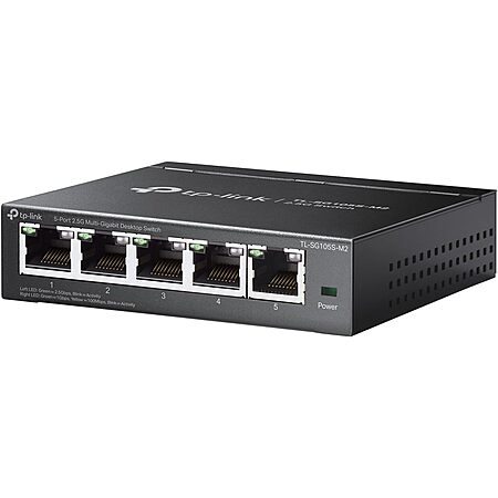 TP-Link TL-SG105S-M2 five port 2.5G Ethernet switch