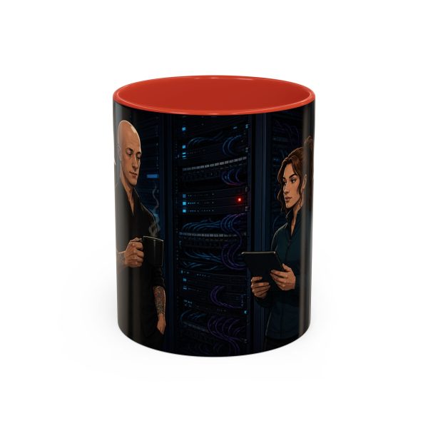 Funny IT Support Coffee Mug — "It's Just No Longer Participating" Server Room Humor (11/15oz)