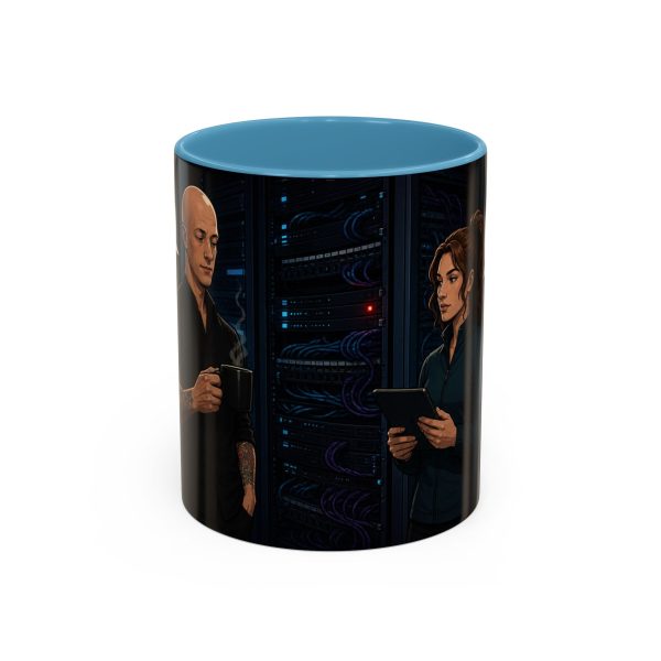 Funny IT Support Coffee Mug — "It's Just No Longer Participating" Server Room Humor (11/15oz)