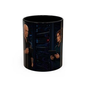 Funny IT Support Coffee Mug — "It's Just No Longer Participating" Server Room Humor (11/15oz)