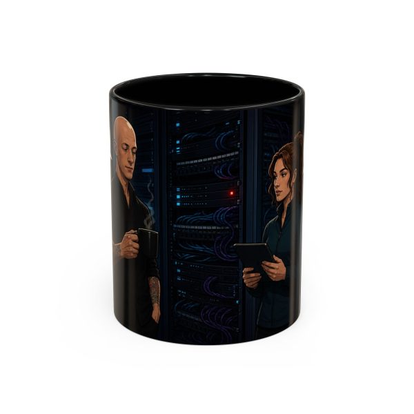 Funny IT Support Coffee Mug — "It's Just No Longer Participating" Server Room Humor (11/15oz)