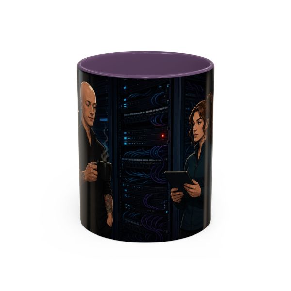 Funny IT Support Coffee Mug — "It's Just No Longer Participating" Server Room Humor (11/15oz)