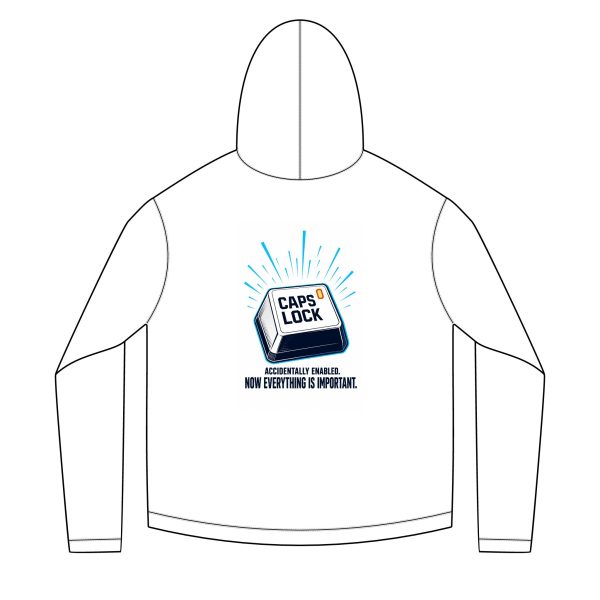 2615304536076999515_2048-1.jpeg Caps Lock Hoodie — Retro Key Graphic Sweatshirt ("Accidentally Enabled")
