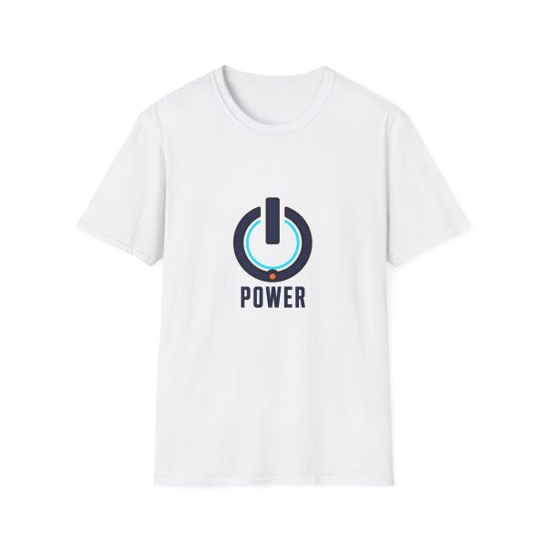 4620143943188318603_2048.jpeg Power Button T-Shirt — Minimal Tech Graphic Tee with “POWER” Text