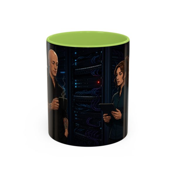 Funny IT Support Coffee Mug — "It's Just No Longer Participating" Server Room Humor (11/15oz)