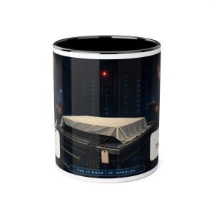 Mug — “The Server Is Dead.” Humorous IT/DevOps Accent Coffee Cup