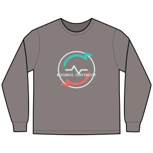 Business Continuity Long Sleeve Tee — 'The Company Survived. The Data Obeyed.'