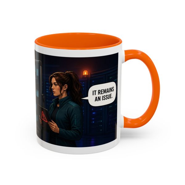 7634828722965544495_2048-1.jpeg Cybersecurity Investigator Coffee Mug - "It Remains An Issue" Accent Mug